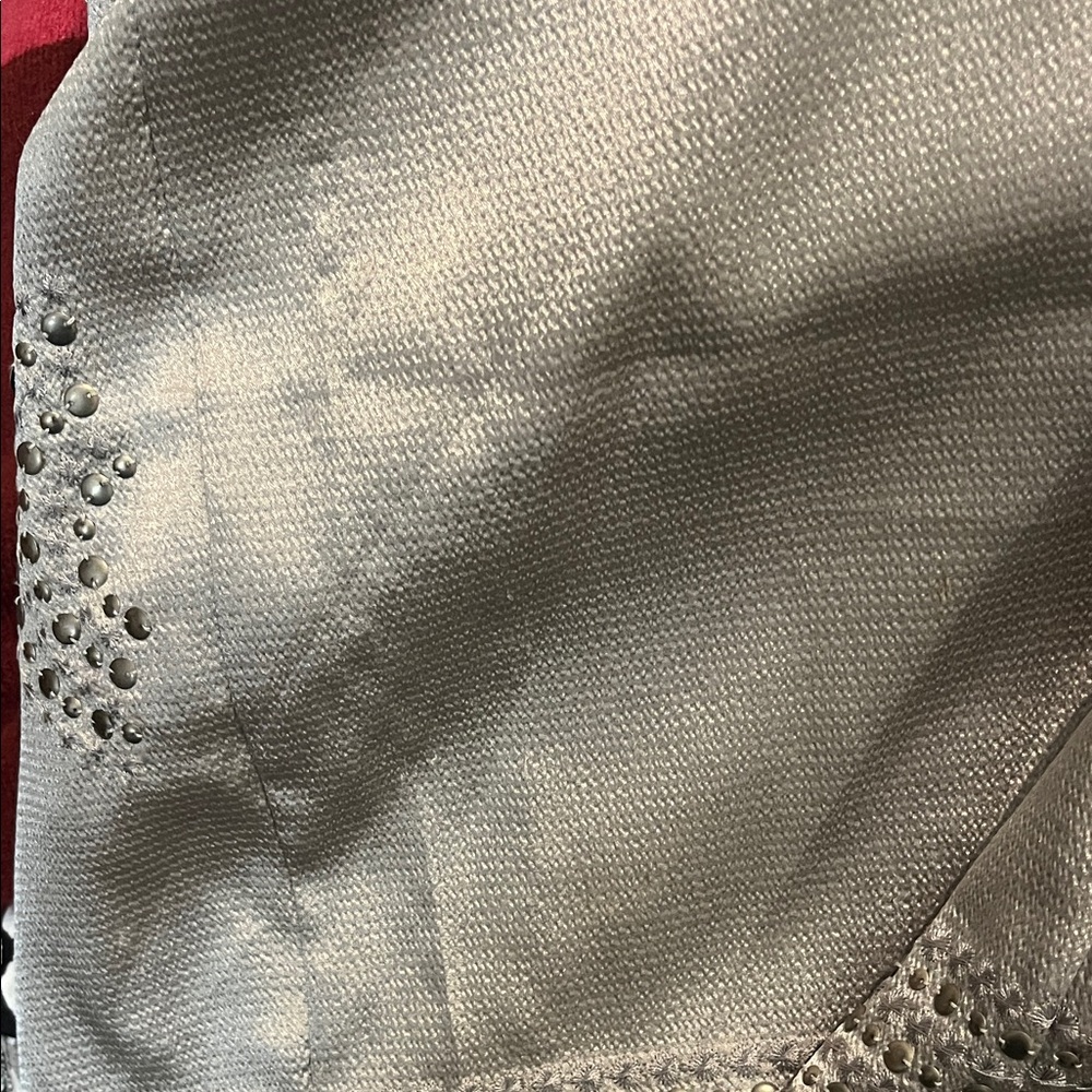 Vince Camuto Women’s Gray Pleated Mini Dress Size 8 - Picture 8 of 8